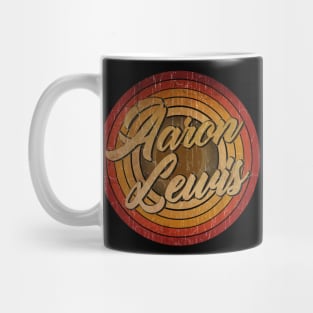 circle vintage retro faded Aaron Lewis Mug